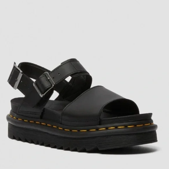 Dr. Martens Voss Leather Sandals – Black – Size 7 – NEW - Picture 2 of 7